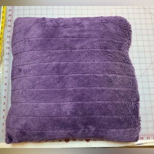 Plush Purple Throw Pillow